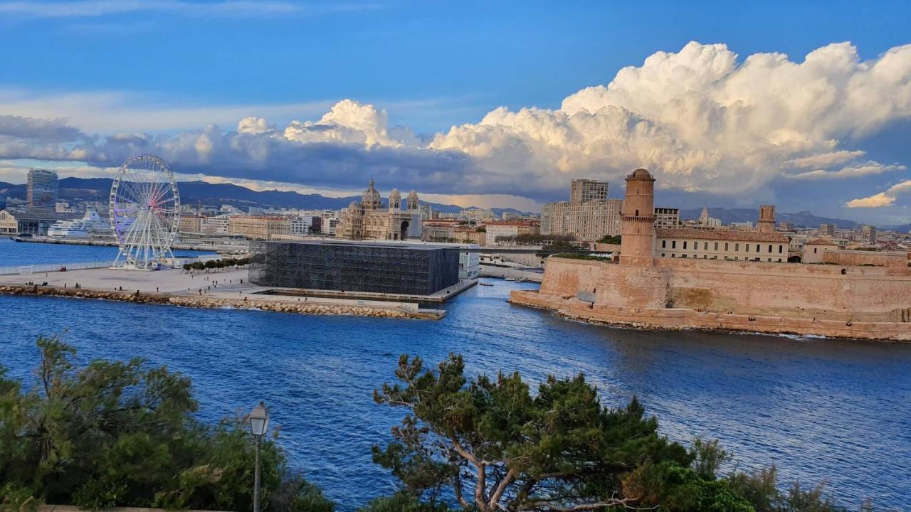 Escale Marseillaise, Grand T2 Calme, Pres Du Vieux Port Pour 2 A 4 Personnes, Nettoyage Rigoureux Lägenhet Marseille Exteriör bild