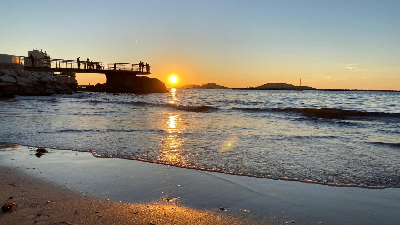 Escale Marseillaise, Grand T2 Calme, Pres Du Vieux Port Pour 2 A 4 Personnes, Nettoyage Rigoureux Lägenhet Marseille Exteriör bild