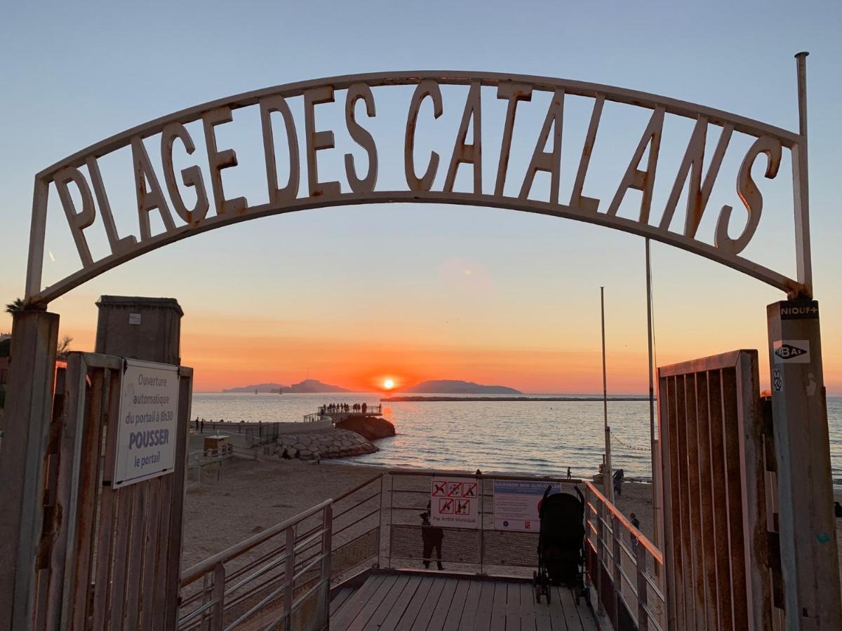 Escale Marseillaise, Grand T2 Calme, Pres Du Vieux Port Pour 2 A 4 Personnes, Nettoyage Rigoureux Lägenhet Marseille Exteriör bild