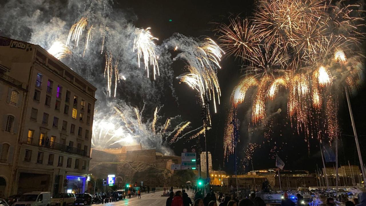 Escale Marseillaise, Grand T2 Calme, Pres Du Vieux Port Pour 2 A 4 Personnes, Nettoyage Rigoureux Lägenhet Marseille Exteriör bild
