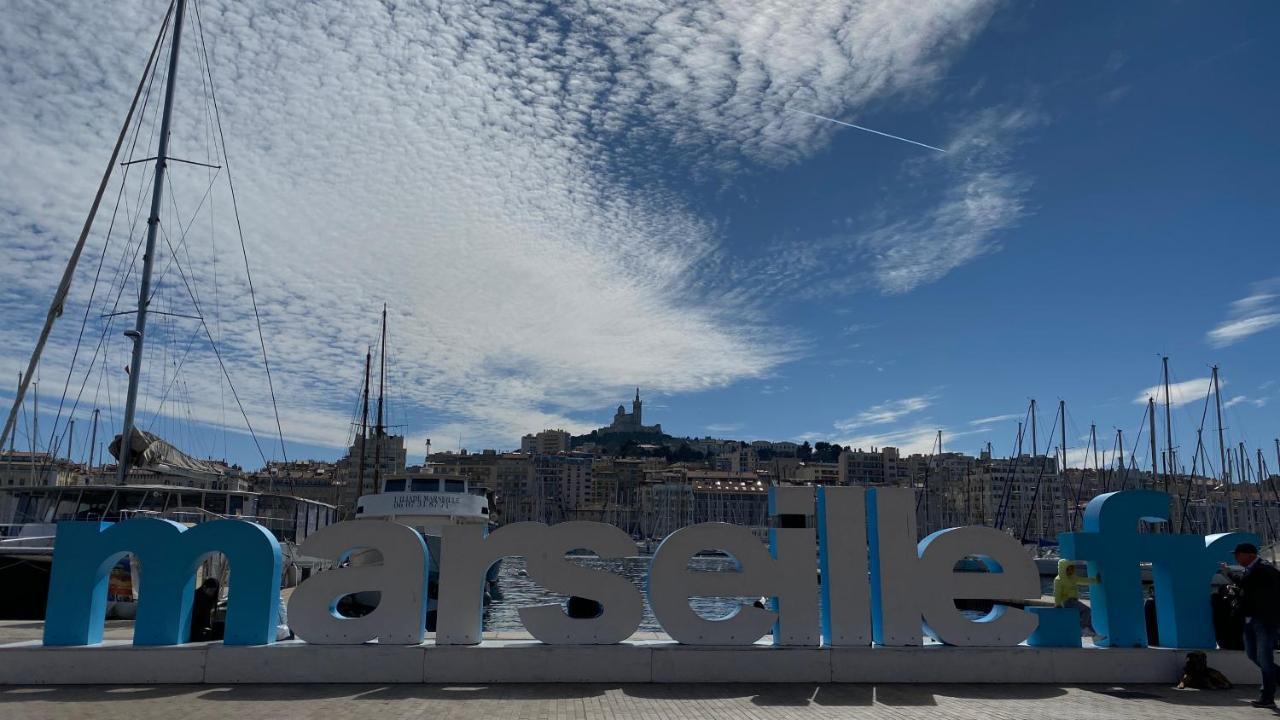 Escale Marseillaise, Grand T2 Calme, Pres Du Vieux Port Pour 2 A 4 Personnes, Nettoyage Rigoureux Lägenhet Marseille Exteriör bild