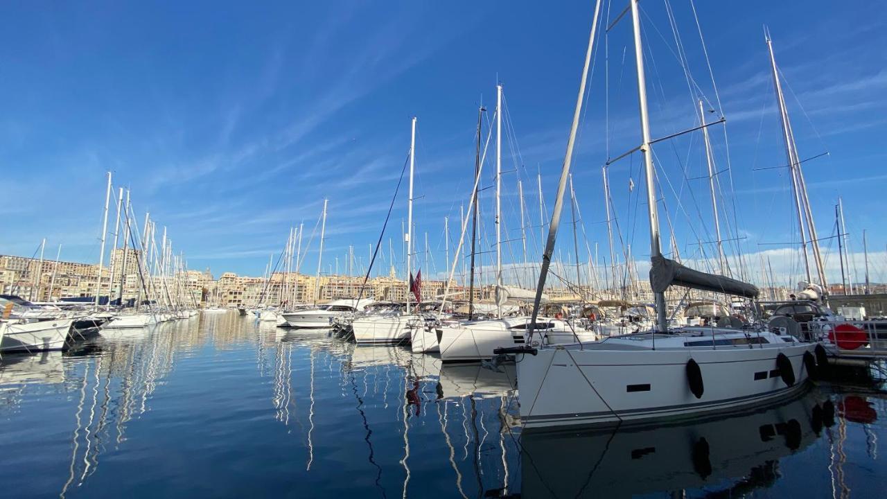 Escale Marseillaise, Grand T2 Calme, Pres Du Vieux Port Pour 2 A 4 Personnes, Nettoyage Rigoureux Lägenhet Marseille Exteriör bild